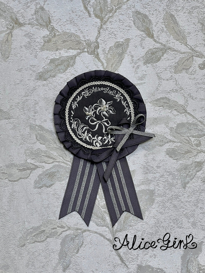 Alice Girl - Duke of Victoria - Classic Lolita Top Hat & Brooch