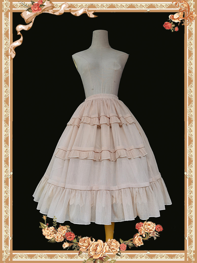 Universal Lolita SK Extension Underskirt One Size Khaki