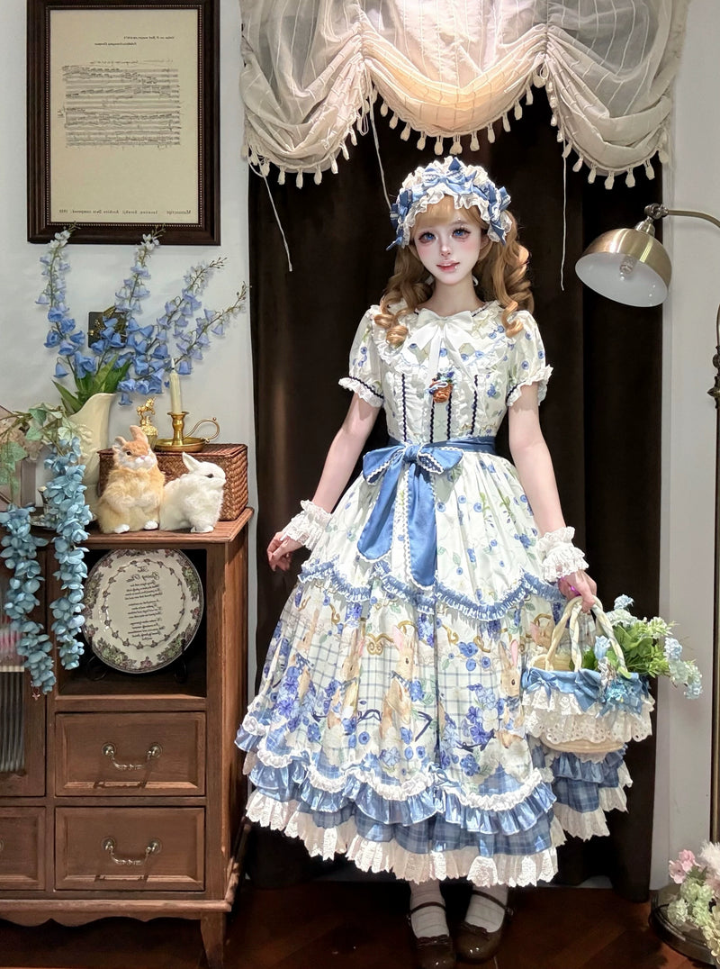 Doll Poetry - Blueberry Letter - Pastoral Sweet Lolita tea-length