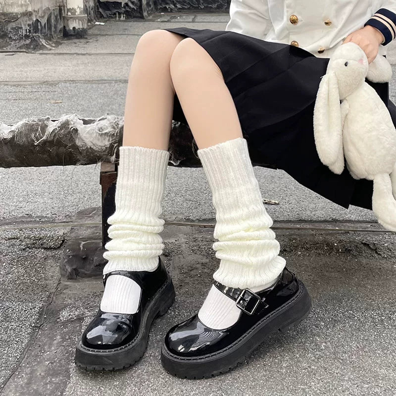 Floral Milk Cat - Y2K Subculture - Flared Leg Warmers in Knit, Lace and Sheer Styles