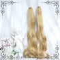 Platinum blonde - ponytail pair