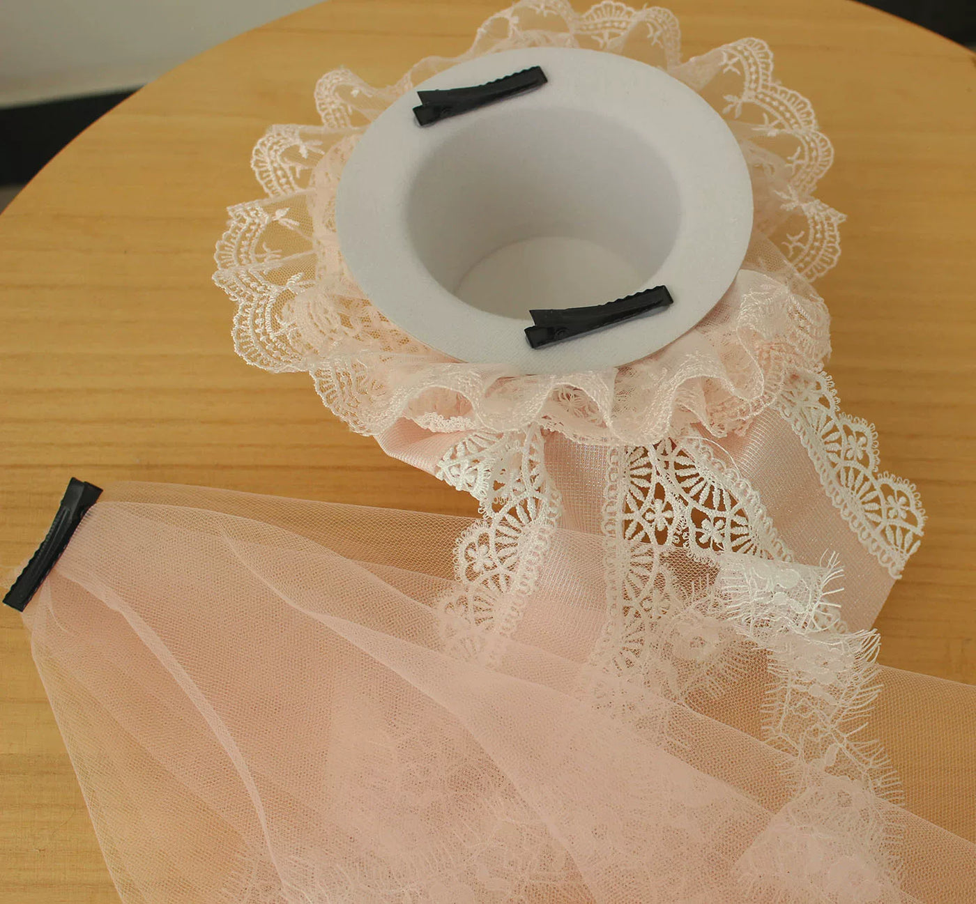Deer Girl Handmade - Lace Veil Collection - Top Hats, KC, Arm Sleeves, Hanamaru, Headbands and Bonnets with Tulle