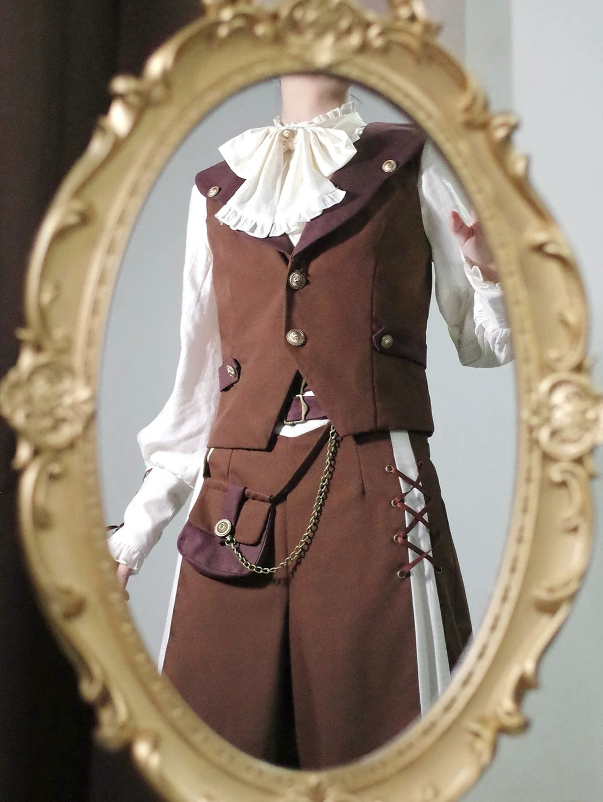 Letters from Unknown Star - Pirate Guide - Vintage Lolita Suit Vest JSK Dress
