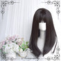 Black-brown – straighter fringe