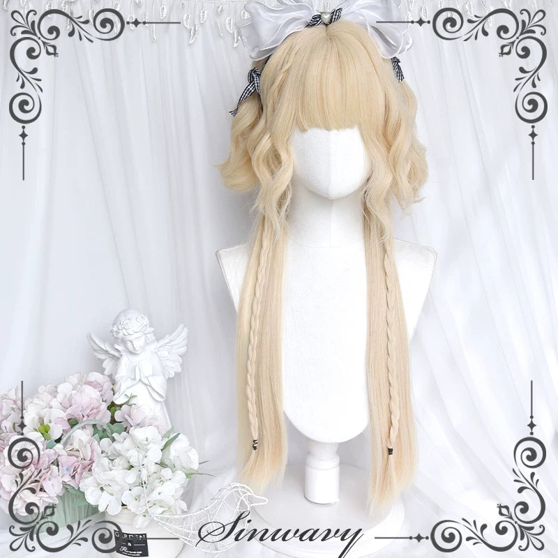 Platinum curly Lolita jellyfish wig - view 3