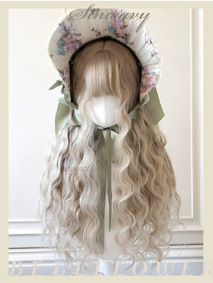 Sinwavy light flax-beige wool-curl Lolita wig - view 6