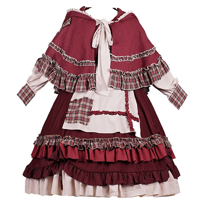 With PUJI - Little Red Riding Hood - Pastoral Lolita OP Fullset