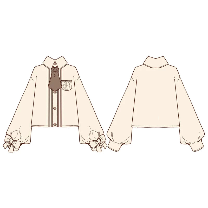 Baozi Pig - Detective Goose - Shirt, Vest and Shorts Coordinate with Bow Details