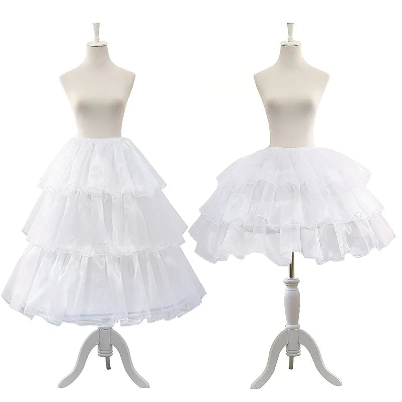 Motadalu - Magic Petticoat - Lolita Hoop Petticoat with a three-layer flounce hem - product detail 2
