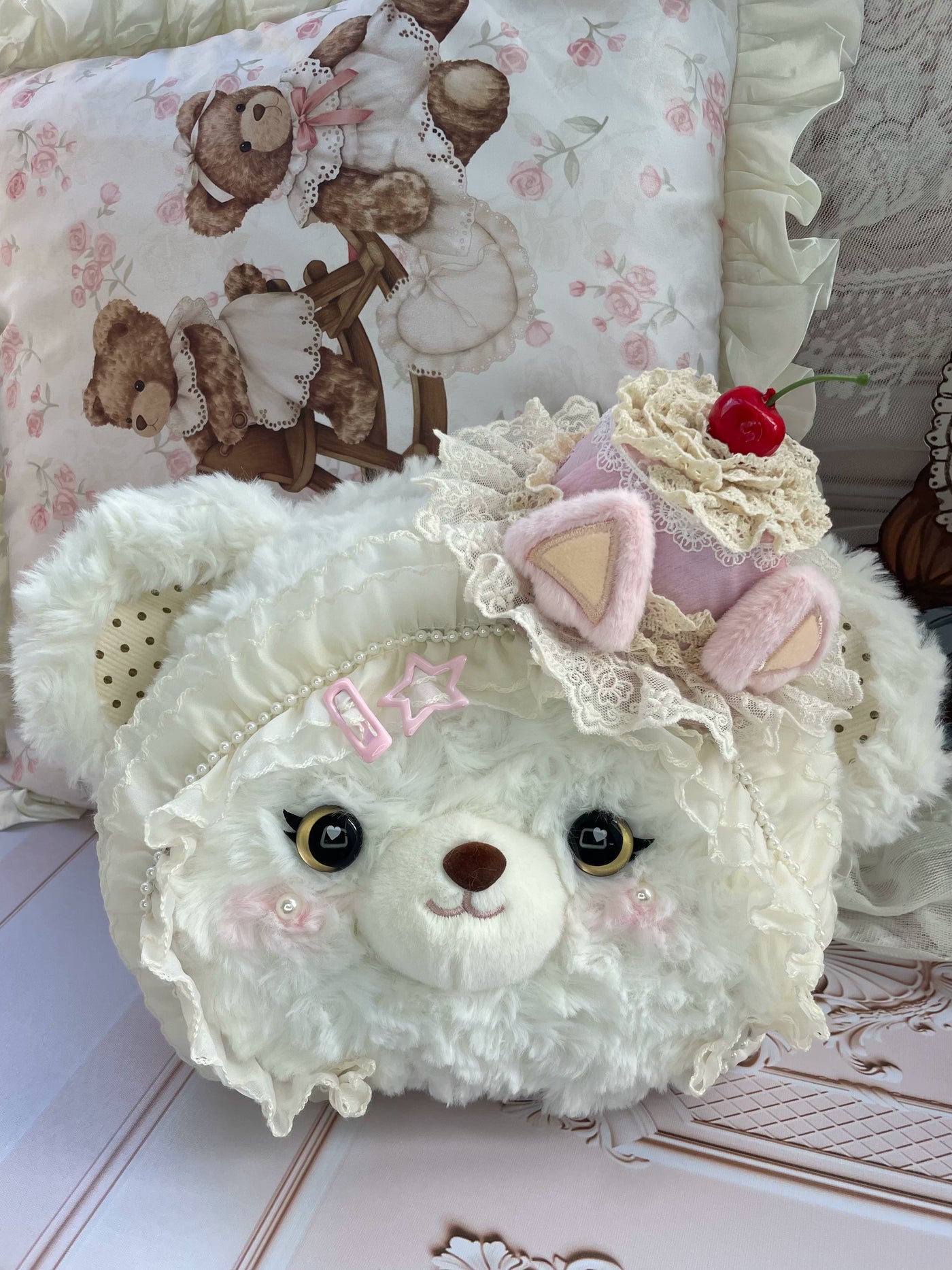 Lolita - Teddy Bear Plush Lolita Bag - Individually Selectable Lolita