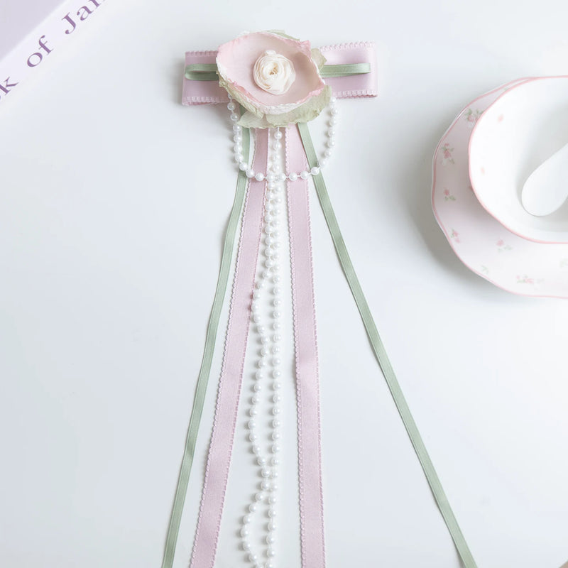 With PUJI - Giverny Spring - Lolita Dress Collection, High-waist Silhouette & Full Skirt detail view 13