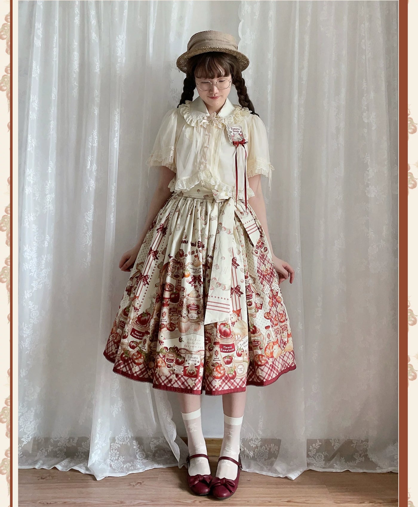 WF - Tomato Can - One-Piece Dress and Coordinate Pieces with Tomato Print