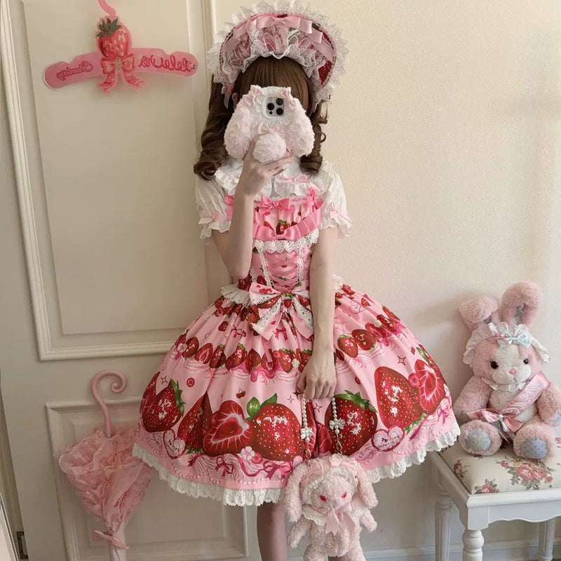 Hanguliang Sweet Berry Story JSK Dress