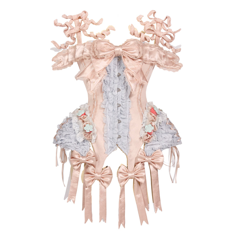 BLOOD SUPPLY: Mousse Rendezvous Strawberry Corset Top and Accessories, product view 7