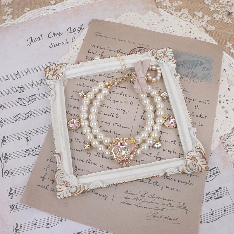 Independent Brand - Pearl Bead Collection - Necklace, Bracelet or Large Bow Accessory with Pearl Variants