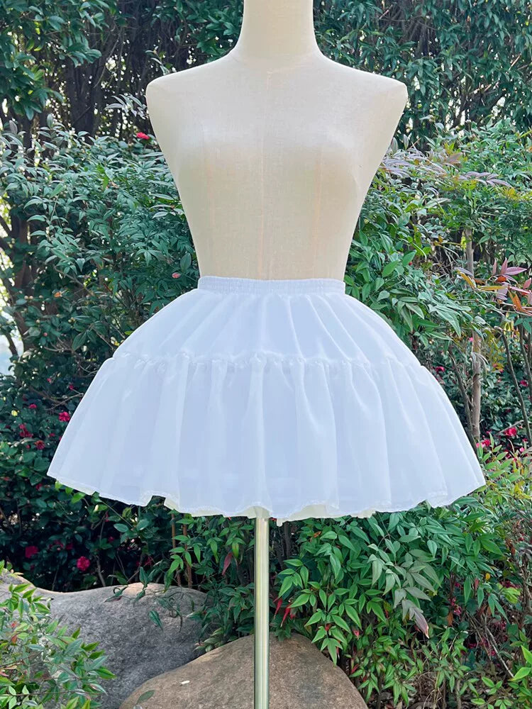 Flower Fieldhappy Event - Adjustable Hoop Puffy - 13.8-inch Lolita petticoat with built-in bloomers - product detail 2