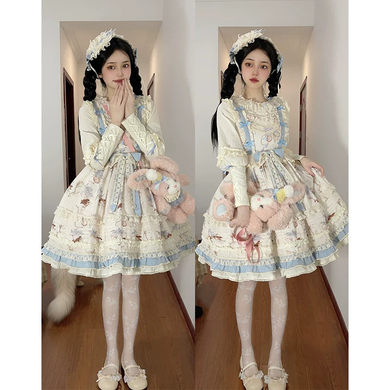 Deer Bell Maiden - Sweet OP / JSK Dress Set - detail view 2