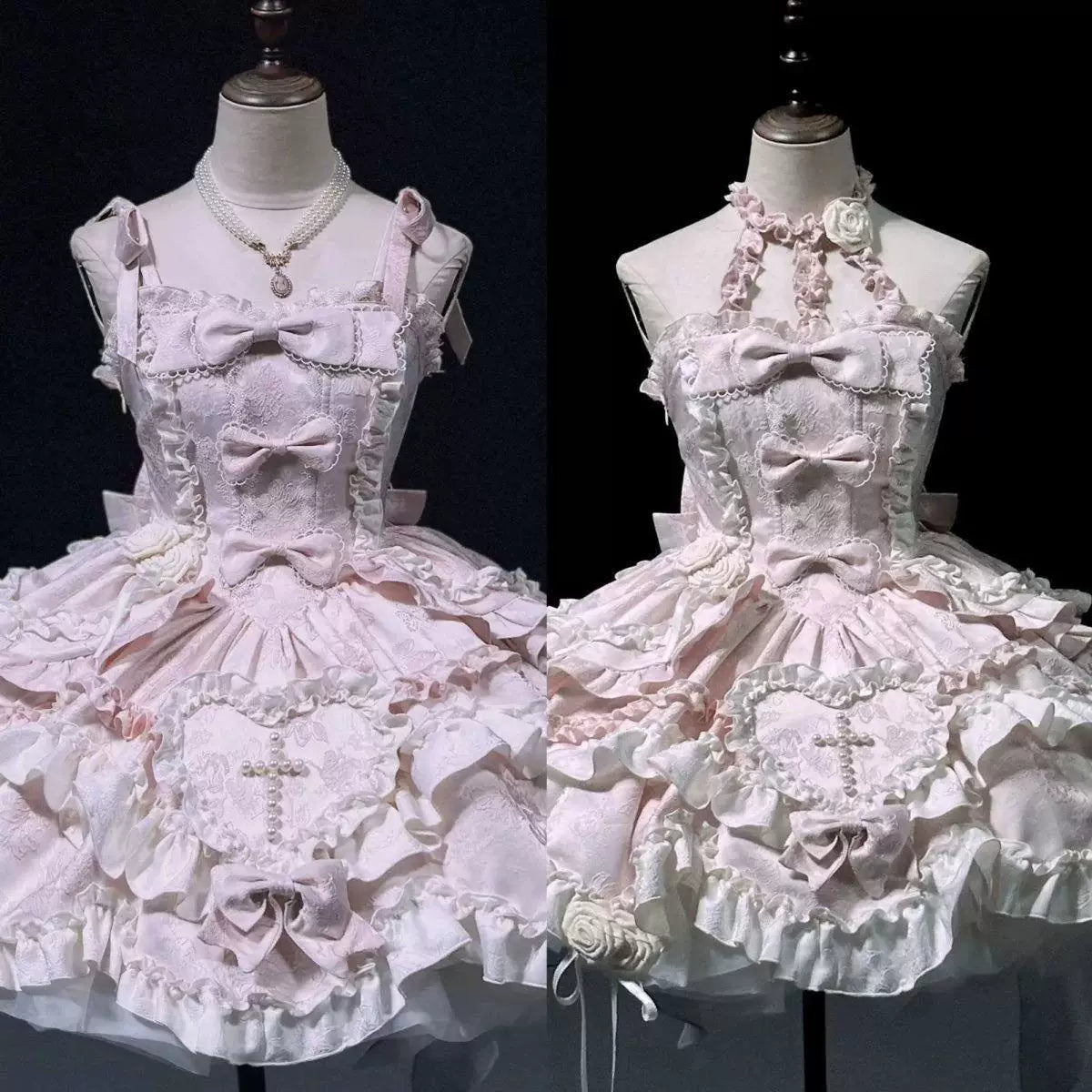 Sweetheart Dream Machine - Heart and Rose - JSK with a Heart Detail