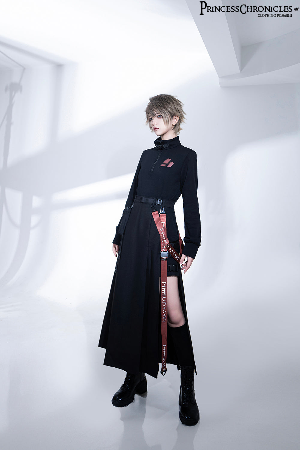 Princess Chronicles - Nameless Blade - Wasteland Techwear Handsome Skirt and Inner Shorts
