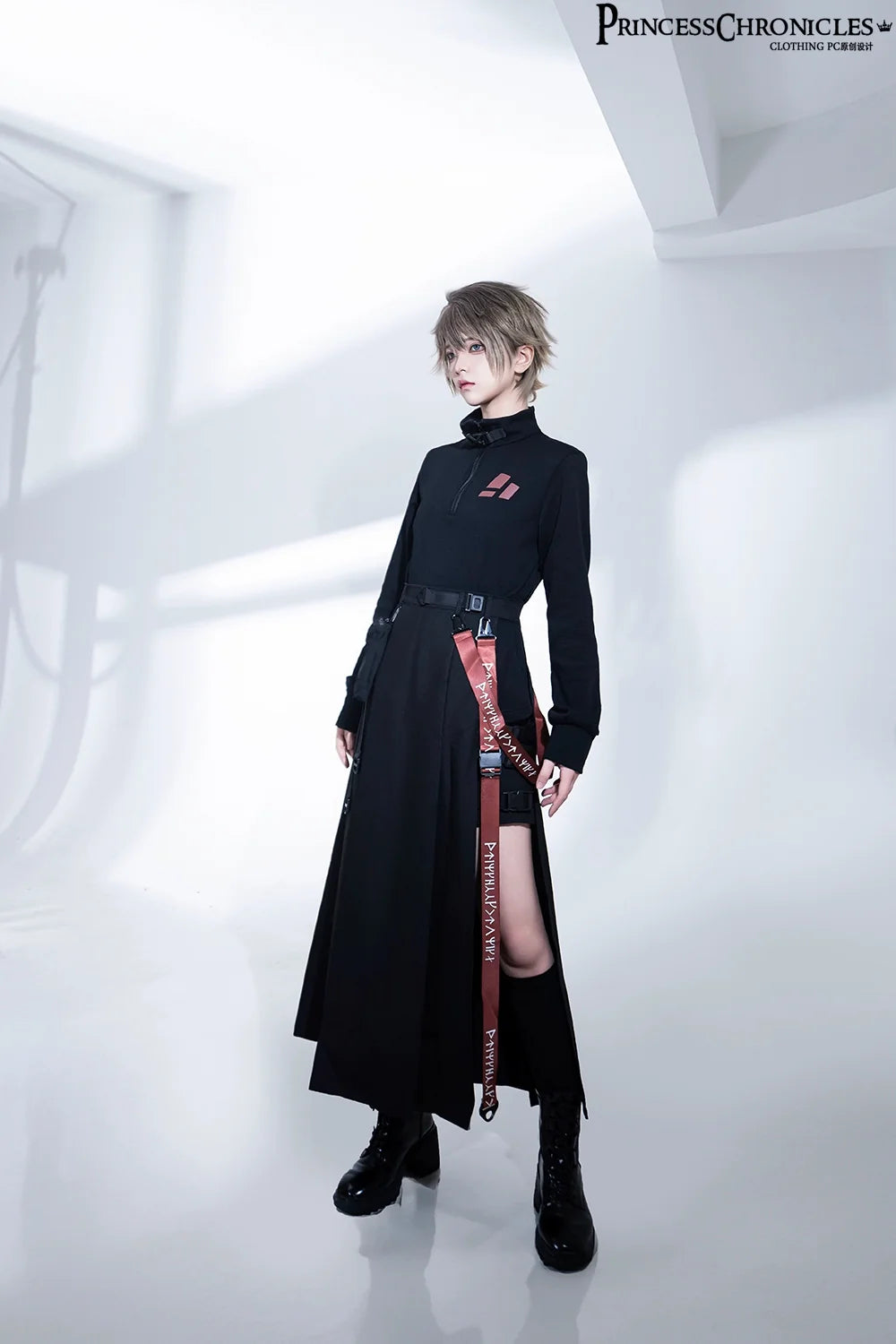 Princess Chronicles - Nameless Blade - Wasteland Techwear Handsome Skirt and Inner Shorts
