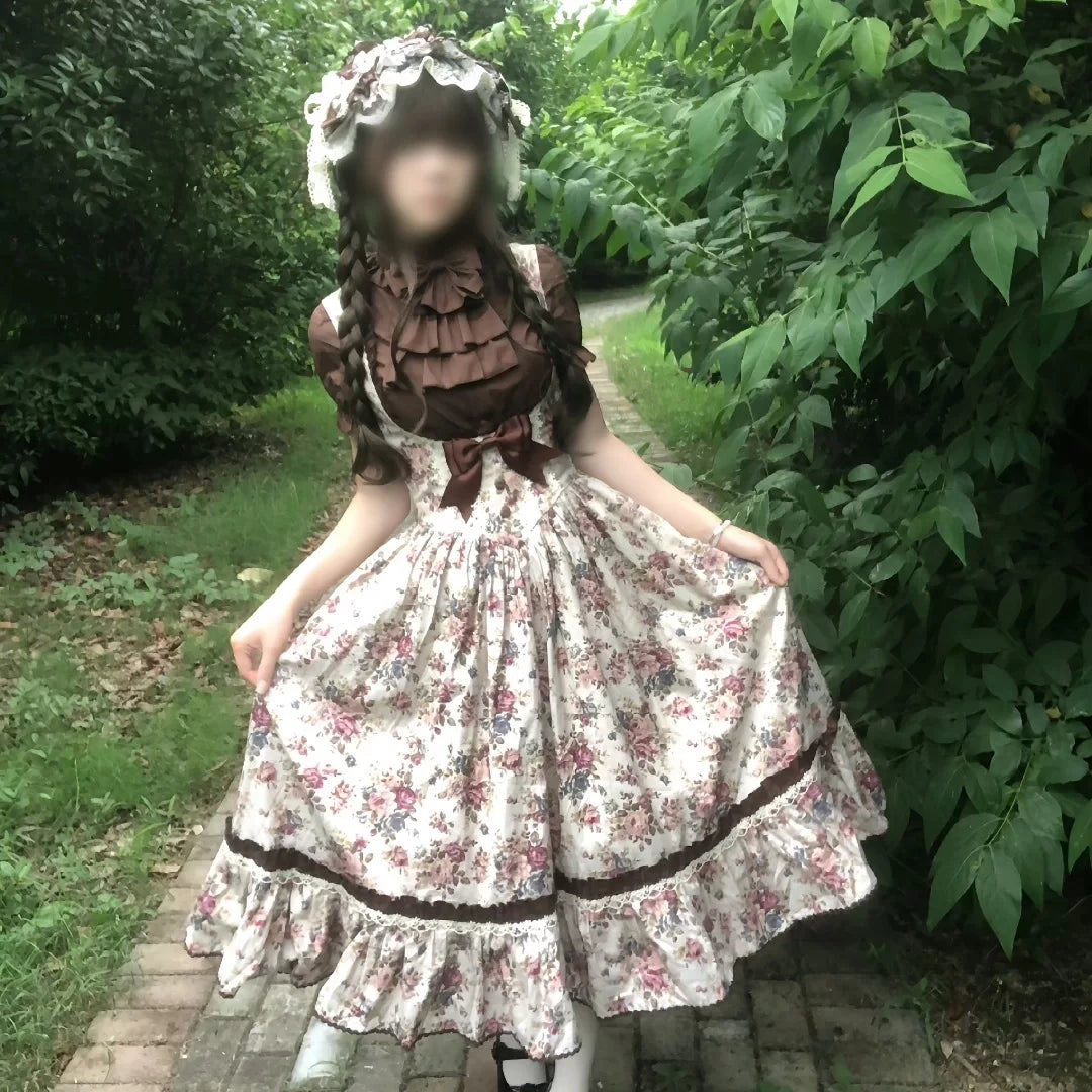 Alice - English Vintage Dream - Floral Lolita Fashion with JSK Options