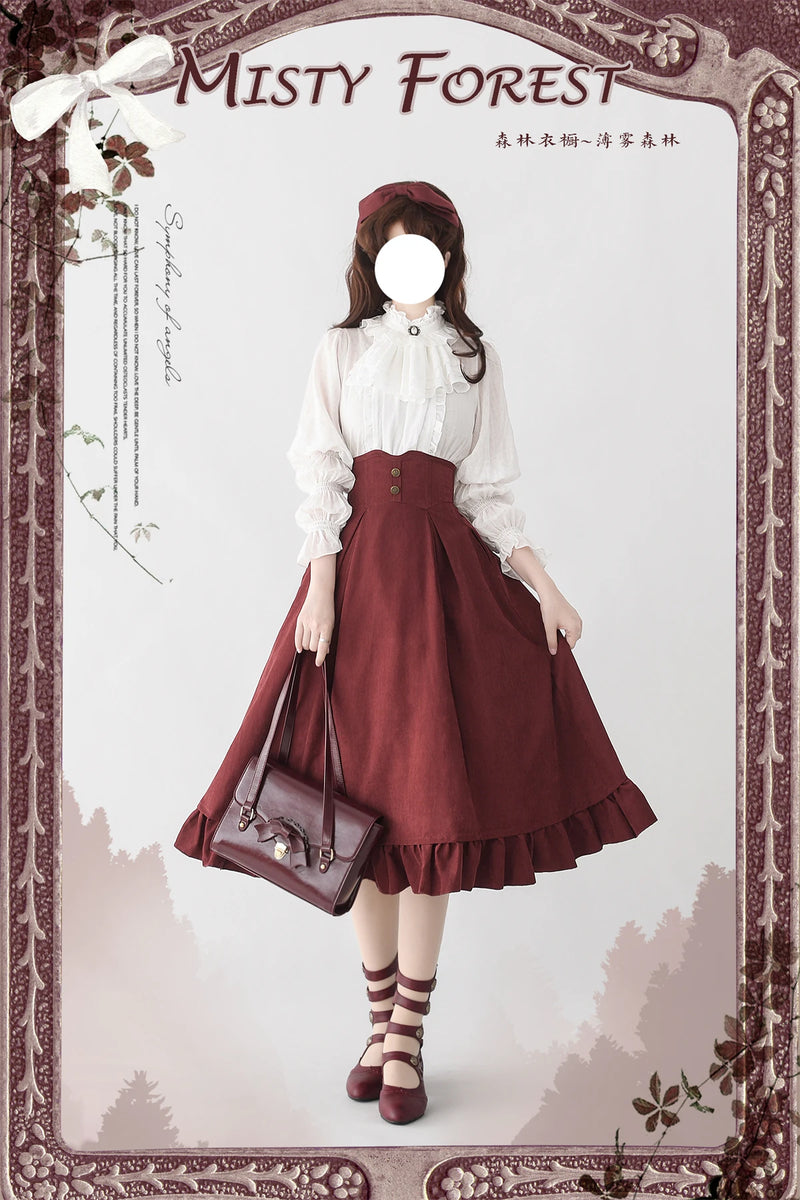 Forest Wardrobe - Misty Forest - Boned Skirt, Waistcoat or Blouse - 7