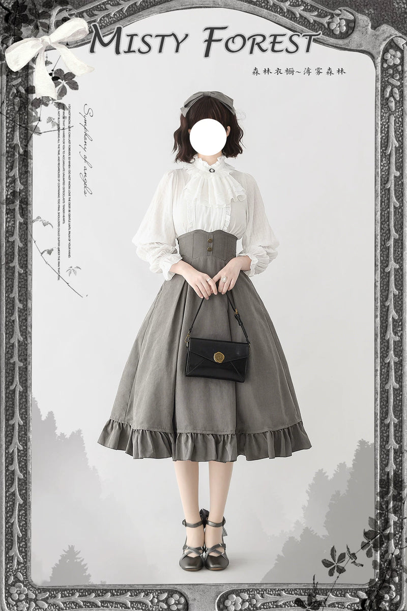 Forest Wardrobe - Misty Forest - Boned Skirt, Waistcoat or Blouse - 10