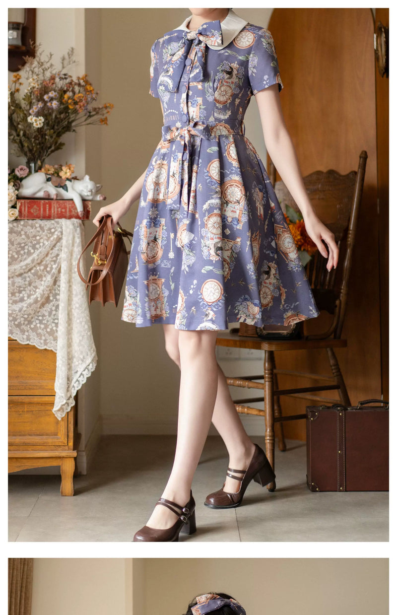 Forest Wardrobe - Eternal Echo - Printed OP Dress and Jacket Set - 7