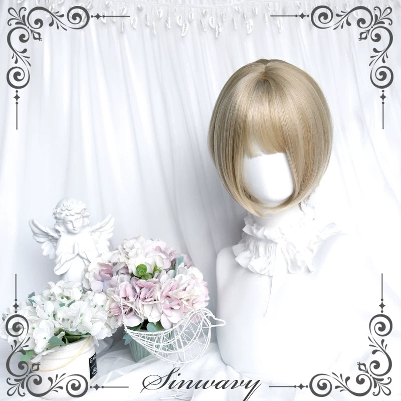 Sinwavy platinum blonde Lolita clip wig - view 8