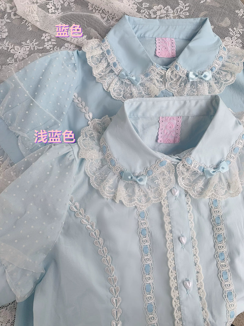 Galette Bunny — Special Rabbit Cotton Short-Sleeve Blouse