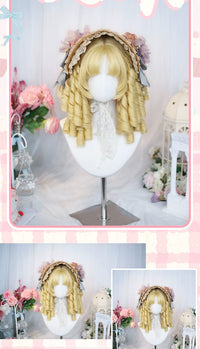 Dalao Home - Xingmian - long Roman-curled full wig - Xingmian Light Gold