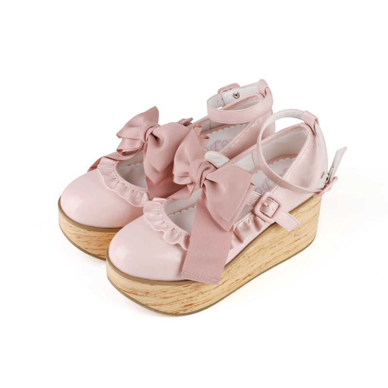 MODO Rocking Platform Bow Rocking-Horse Lolita Shoes – Pink – view 6