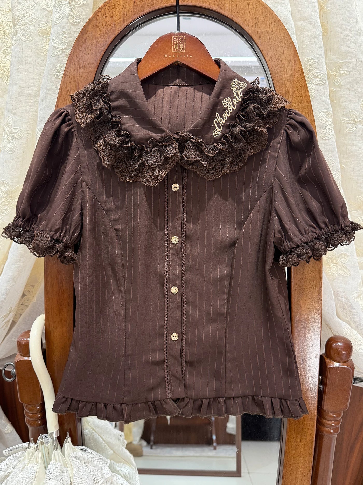 Strawberry Chocolate Lover - Sweet OP / JSK Dress Set - detail view 5