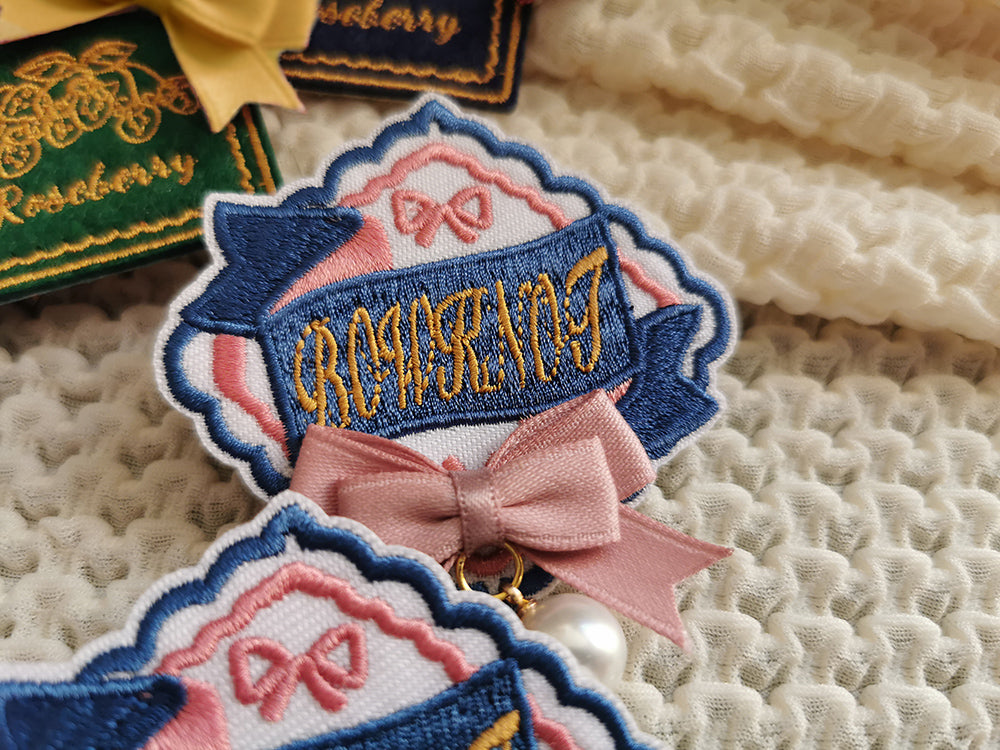 Miss Point - Berry Rose Lolita Accessories - Collection KC Beret Necklace Headwear