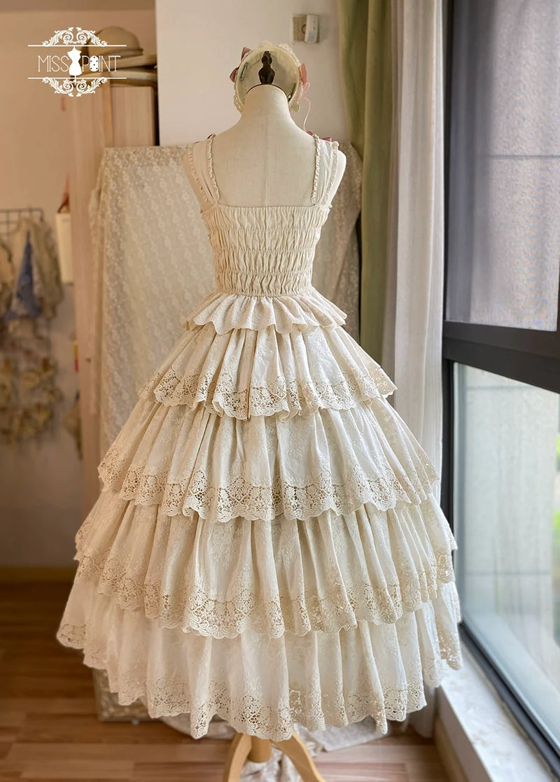 Miss Point - Forest Waltz - Cotton Lolita Camisole Embroidered Cami Top