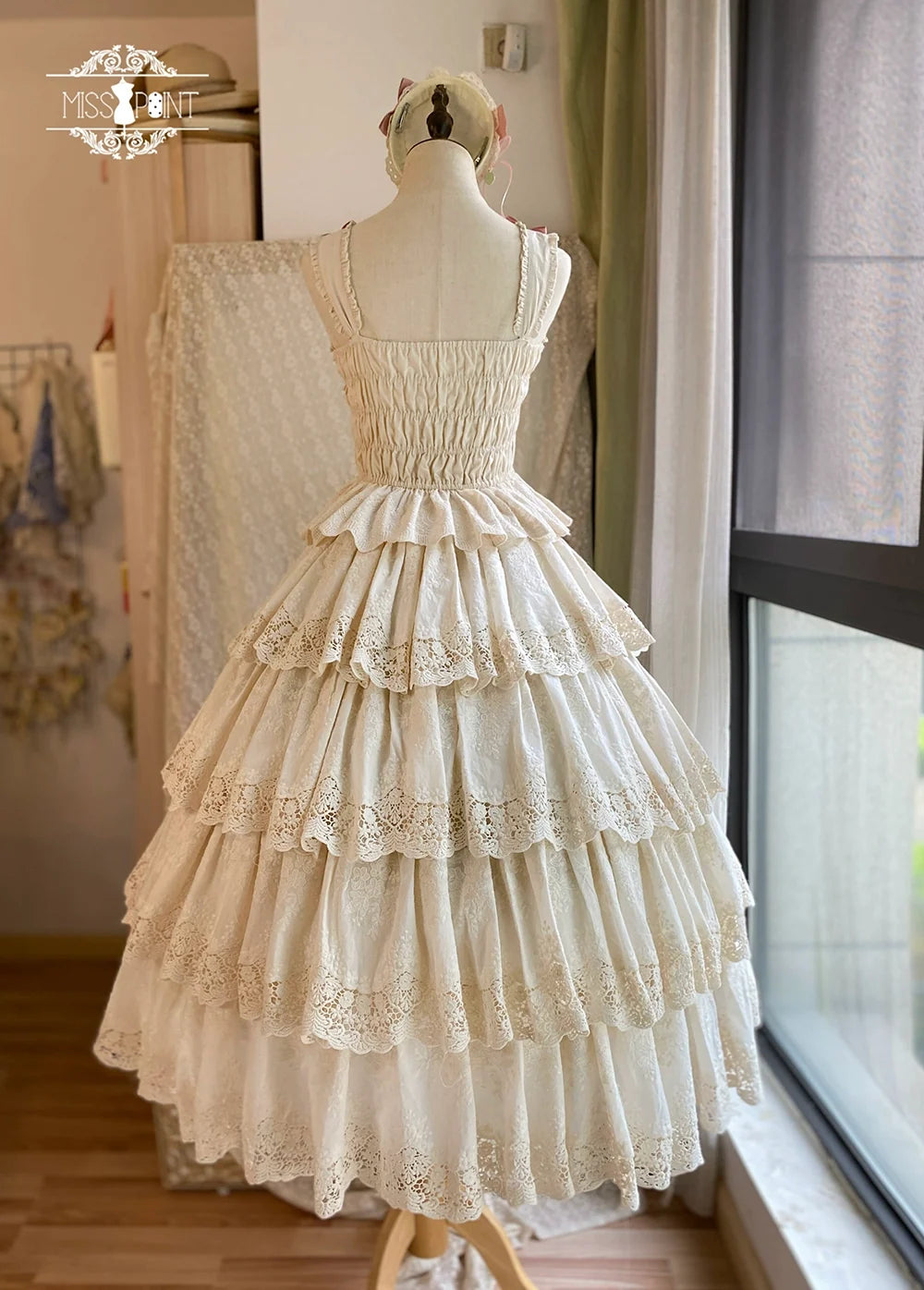 Miss Point - Forest Waltz - Cotton Lolita Camisole Embroidered Cami Top