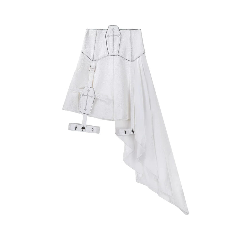 Letters from Unknown Star - Silver Covenant - Ouji blouse and outfit options with cross embellishments