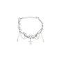 White necklace (one size, select M) In stock / S