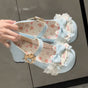 Blue - 2.5 cm Heel / 34