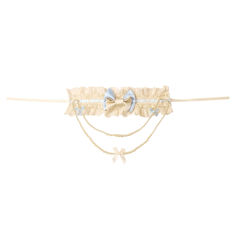 BLOOD SUPPLY: Mousse Rendezvous Strawberry Corset Top and Accessories, product view 8