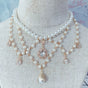 Collier de perles blanches