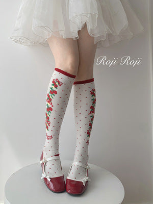 Autumn Sweet Lolita Cotton Thigh-high Socks 15730:211708