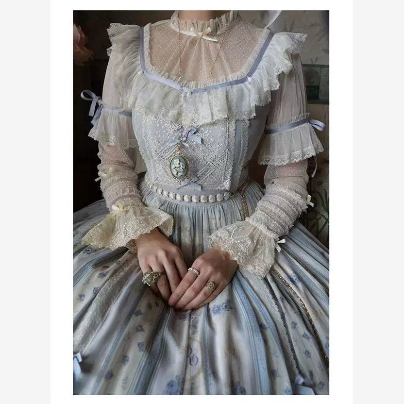 Sweetheart Dream Machine - Silent Wedding - Dotted Stand-Collar Inner Layer