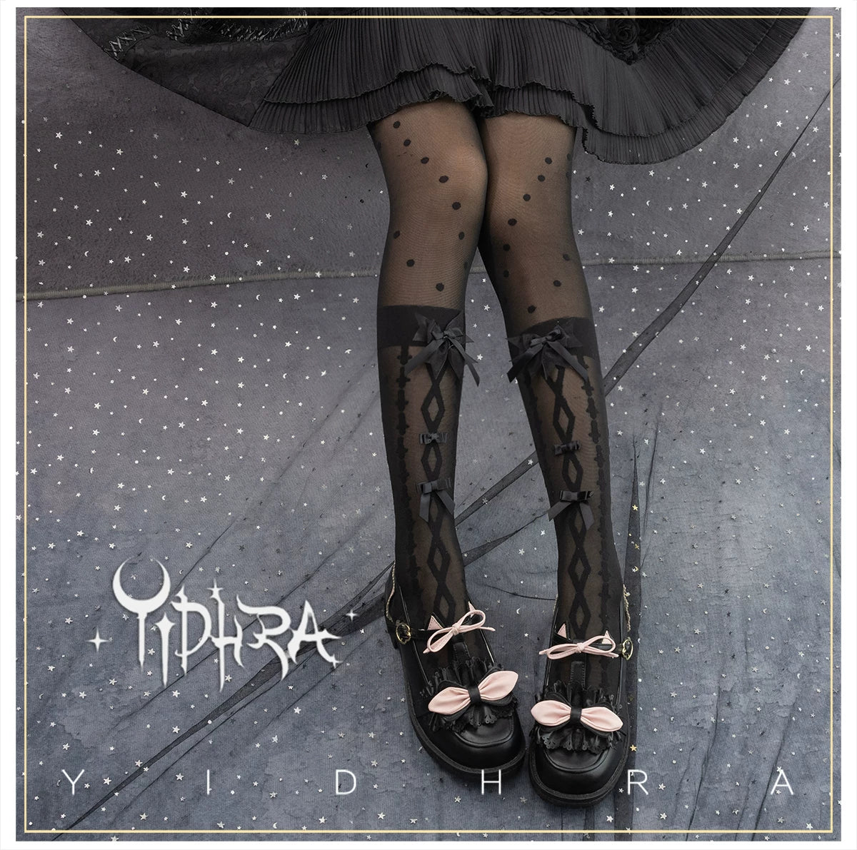 Yidhra Bridal Song Special Edition Lolita Tights – detail view 9