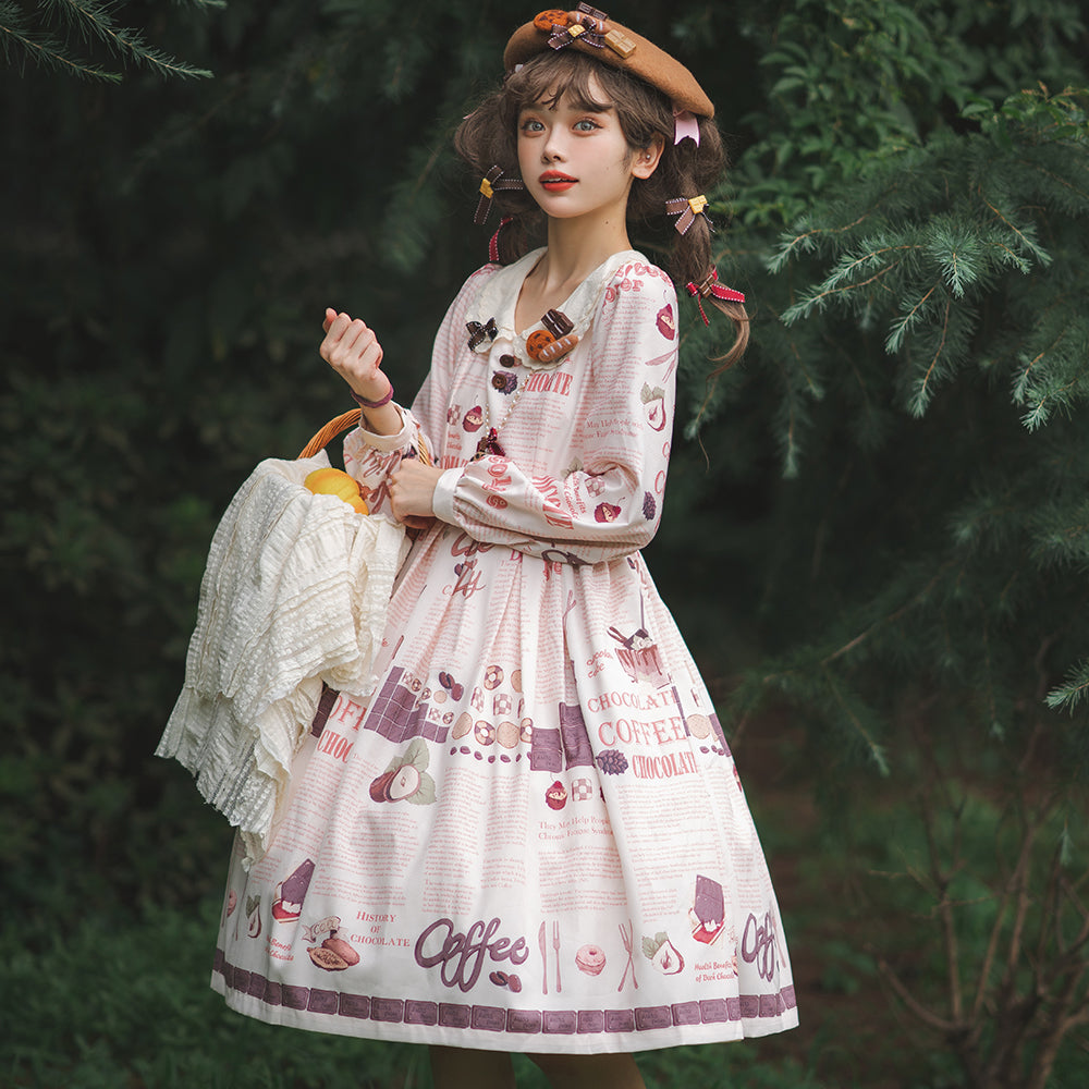Miss Point - Chocolate Daily Lolita Bow KC Brooch - Brooch