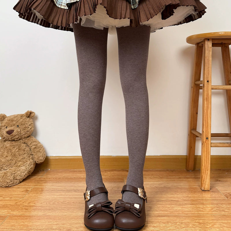 Chubby Bear Tales - Warm Hearth - Tights with Fleece Weight Options