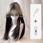 [Siamese Gradient] 60 cm + Wide Curved Comb + Care Liquid