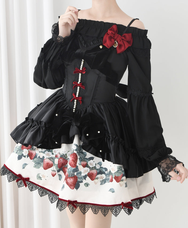 DMFS Lolita - Chiffon Off-Shoulder Classic Lolita - Blouse Innerwear