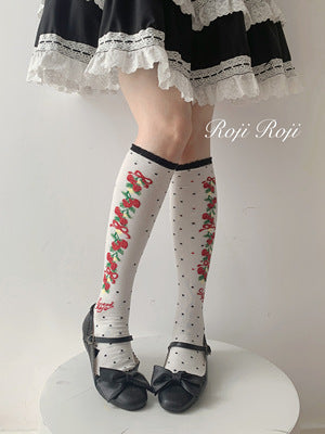Autumn Sweet Lolita Cotton Thigh-high Socks 15730:211712