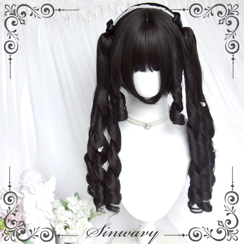 Sinwavy Fairytale Town Roman curl twin ponytail wig - view 3